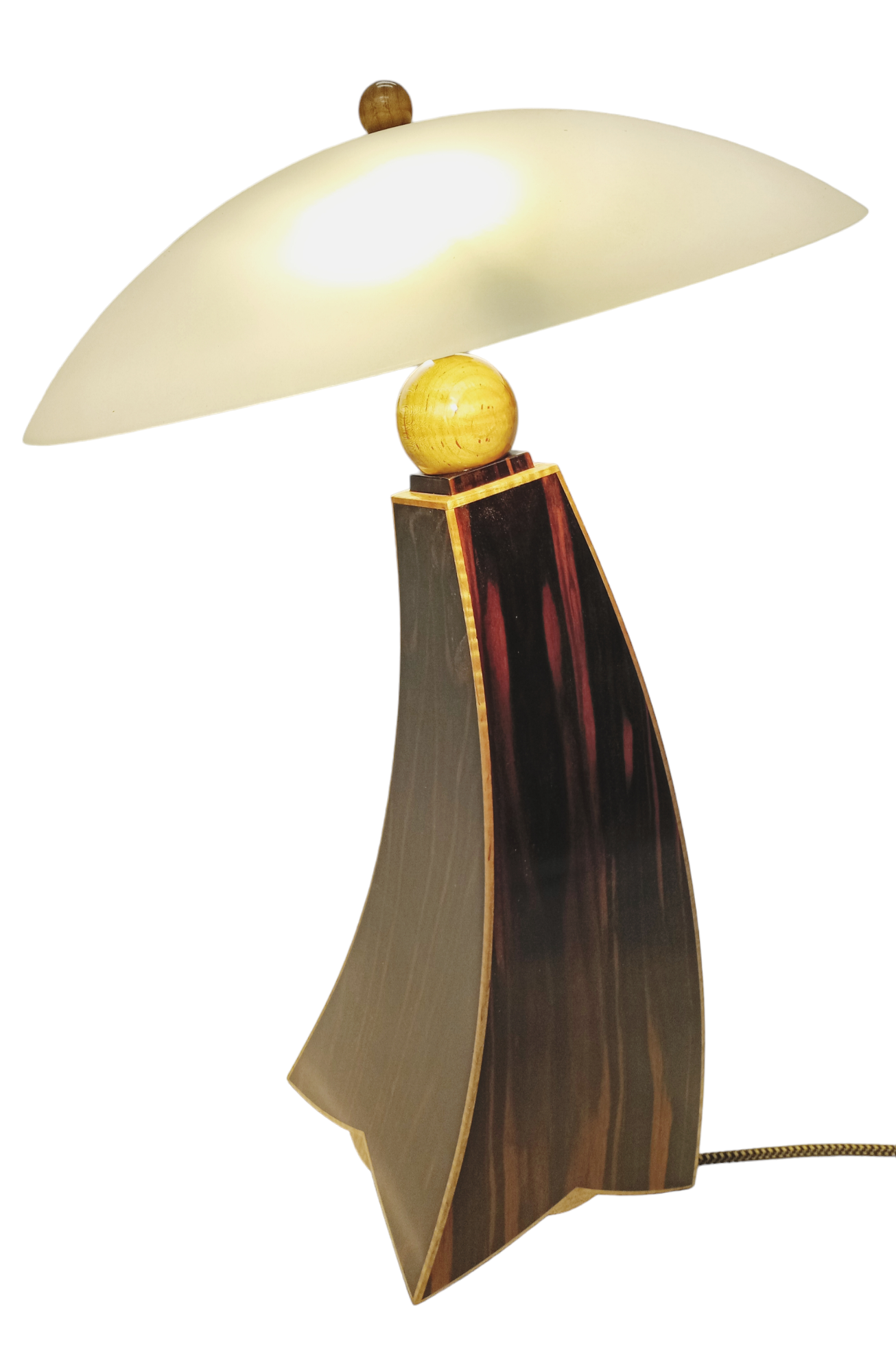 jazz inspired lamp II makassar ebony variation